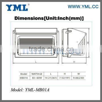 Highest Cost Performance Induction Outdoor Wall Packing Light photo-2