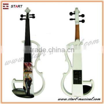 Durable Nice Design Colorful Violins With Cases