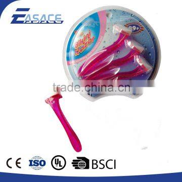 High Quality Plastic Handle Cheap Shaving Razor Kit