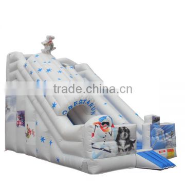 2015 hot commercial inflatable snow slide