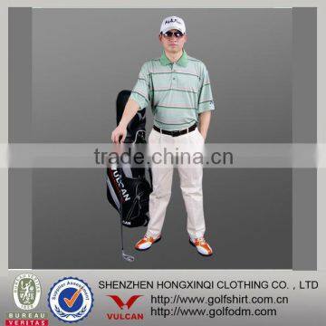 Professional Classic Stripe Men Golf Polo Shirt Golf Clothing