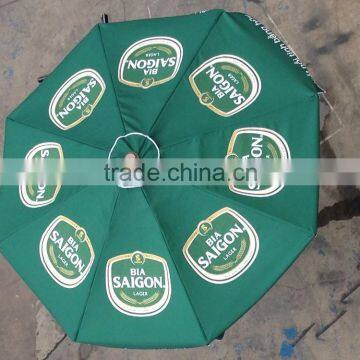 outdoor furniture rain umbrella full color printing beer garden umbrella