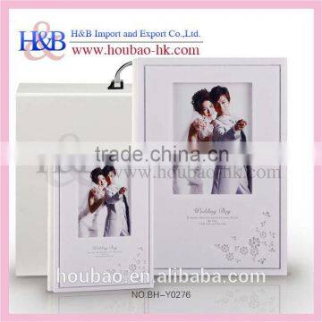 ON SALE MOQ 5 Sets 8*12 White Painting Wedding Album Cover photo-1