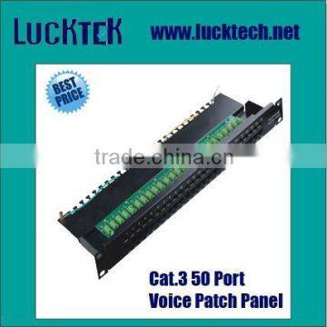 Cat.5e 1U 50 Port Voice Network Patch Panel