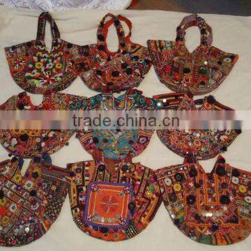 Beautiful multicolor patchwork handbags