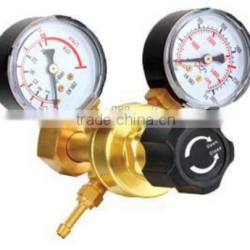 CO2/ARGON gas regulator with meter for mig welding machine