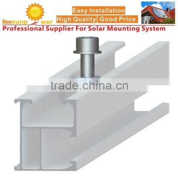 Aluminum Solar Panel Rail Mounting Frames