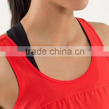 Wholesale 95% Cotton 5% Spandex Red Sexy Ladies Tanktop photo-6