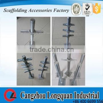 Scaffolding adjustable solid/hollow Jack base