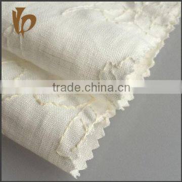 100% Embroidery Linen Fabric for Jacket photo-2