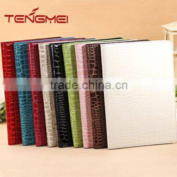 crocodile grain leather for ipad air 2 case thin stand cover for ipad air