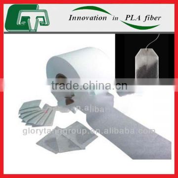 PLA bicomponent air through nonwoven for teabag