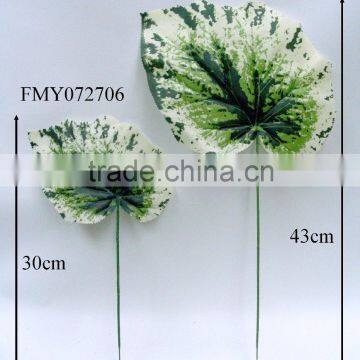 Artificial Foliage for Decoration Green Artificial Begonia Leaf photo-2