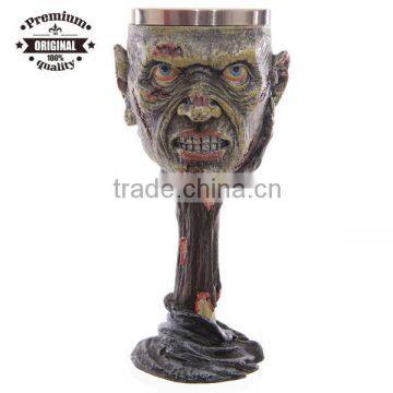 polyresin Zombie Head Goblet