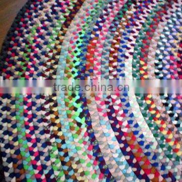 High Quality 100% Cotton Round Braided Rug With Water Proof photo-5