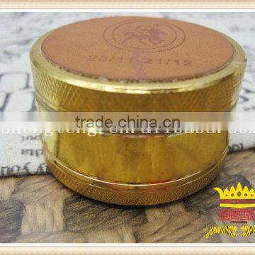 Golden Tobacco grinder, aluminum alloy tobacco grinder, broken smoke detector