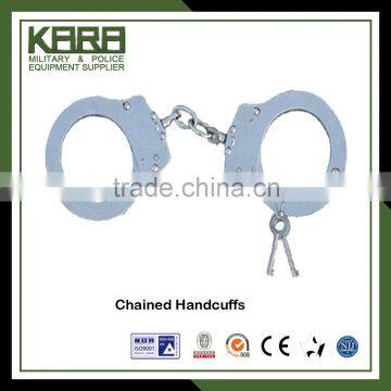 Double Locking Handcuffs Police Metal Handcuffs Stainless Steel Handcuffs