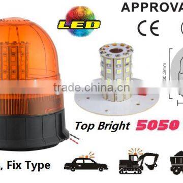 E-MARK SMD Flash Warning Light, ECE MARK 5050 SMD Warning Beacon (SR-BL-505SF-1) 3 Bolts Fix LED Beacon Light, 3 Functions
