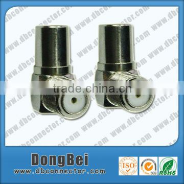 75ohm 90 degree pal male f female av adapter price