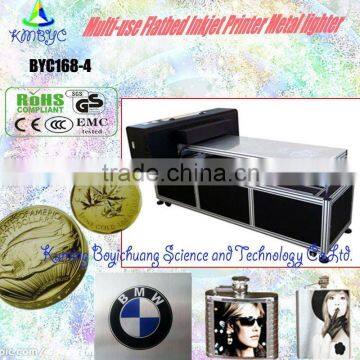 Self-clean inkjet automatic metallic printer