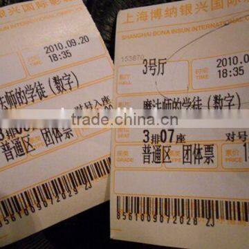 Thin Thermal Paper Movie Ticket Printing Cheap Price photo-2