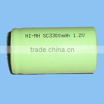 nimh SC battery 1.2V 3300mAh for Electric Power