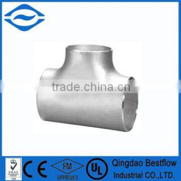 Butt welded seamless pipe fitting steel tee