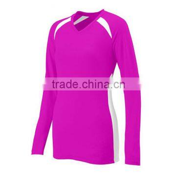 Unique custom top quality volleyball jersey for long sleeves wholesale