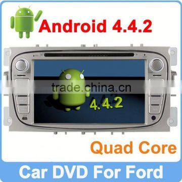 Ownice C200 Quad Core Pure Android 4.4.2 2 din car dvd for ford focus Support DVR TPMS