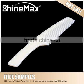 Fashion white plastic hair comb