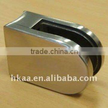 round stainless steel glass clamp