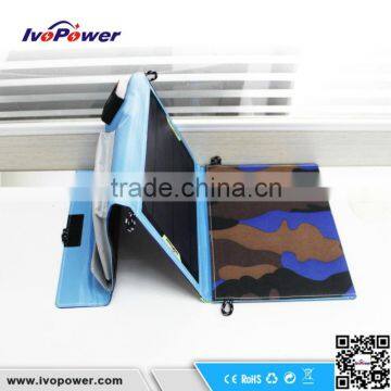 15W Female Style Folding Solar Charger for Smartphone photo-6