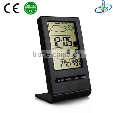 Indoor Temperature Humidity LCD Display Thermometer Hygrometer For Home Office, Desk