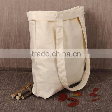 long handle natural cotton bag canvas cotton tote bag cotton bread bag