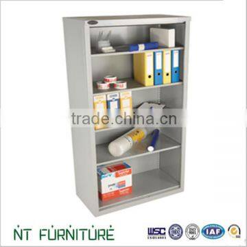 Open shelving steel storage cupboard