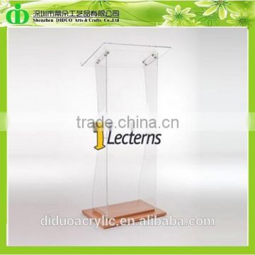 DDL-0058 Trade Assurance Alibaba China Supplier Wholesale Lectern Podium Wood