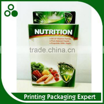 TOP TUCK PET COLOR BOX FOR HEALTHY PRODUCTS