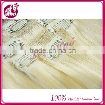 Best Quality Virgin Brazilian Hair Weaving Clip in Human Hair Extensions photo-3