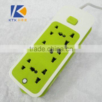 Safe Home-use 6 Outlets Multiple Secure Electrical Plugs Socket