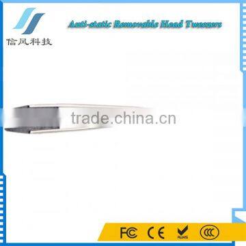 BST-250 Stainless Steel Highly Precise Anti-static Removable Head Tweezers photo-5