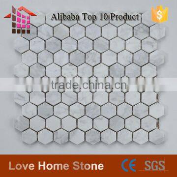 Company Directly Produce and Sale Marble Hexagon Mosaic Tile