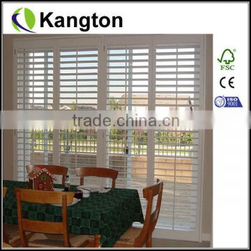 Interior louver shutter door