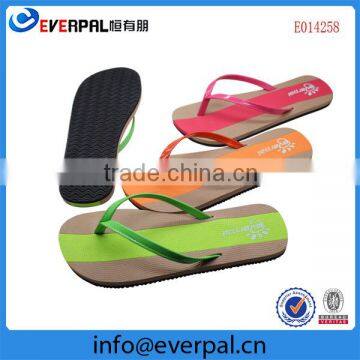 assorted colors custom flip flops