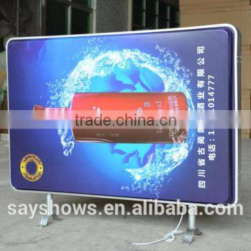 Outdoor advertising vacuum forming silk-screen double sides light box