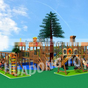 2016 wooden playground slide toys,kids outdoor exercise equipment