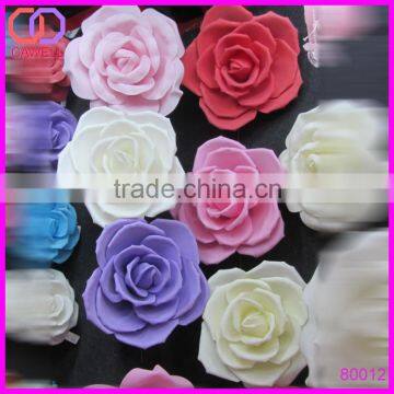 40cm multi colour foam rose artificial silk wedding