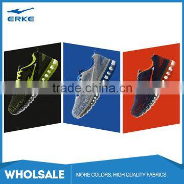 ERKE Wholesale Dropshipping Hot Sales Breathable Flyknit Mesh Black Grey Blue Fashion Brand Mens Air Running Shoes photo-4