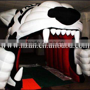 Inflatable Football Tunnel Tent Inflatable Tiger Helmet