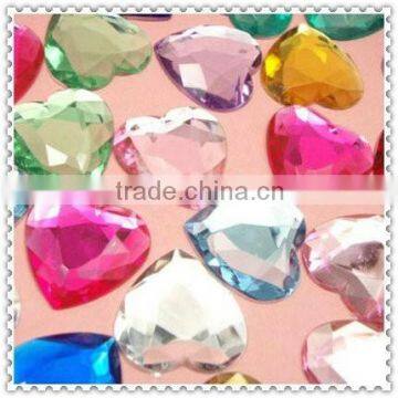 Colorful Crystall Wedding Heart Gems For Vase Decoration
