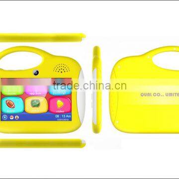 Hot Selling 5 inch kids tablet protective case with Rockchip 2926 single core Cortex A9 1.3GHz 800*480 Pixels HD Screen C